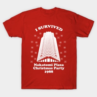 I Survived Nakatomi Plaza Christmas Party 1988 T-Shirt